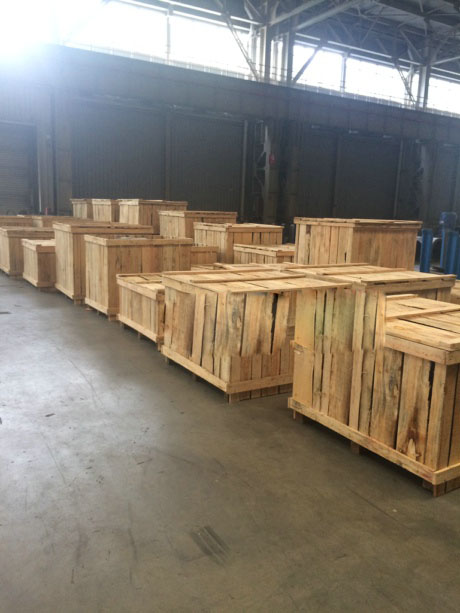 全木板实木载重包装箱